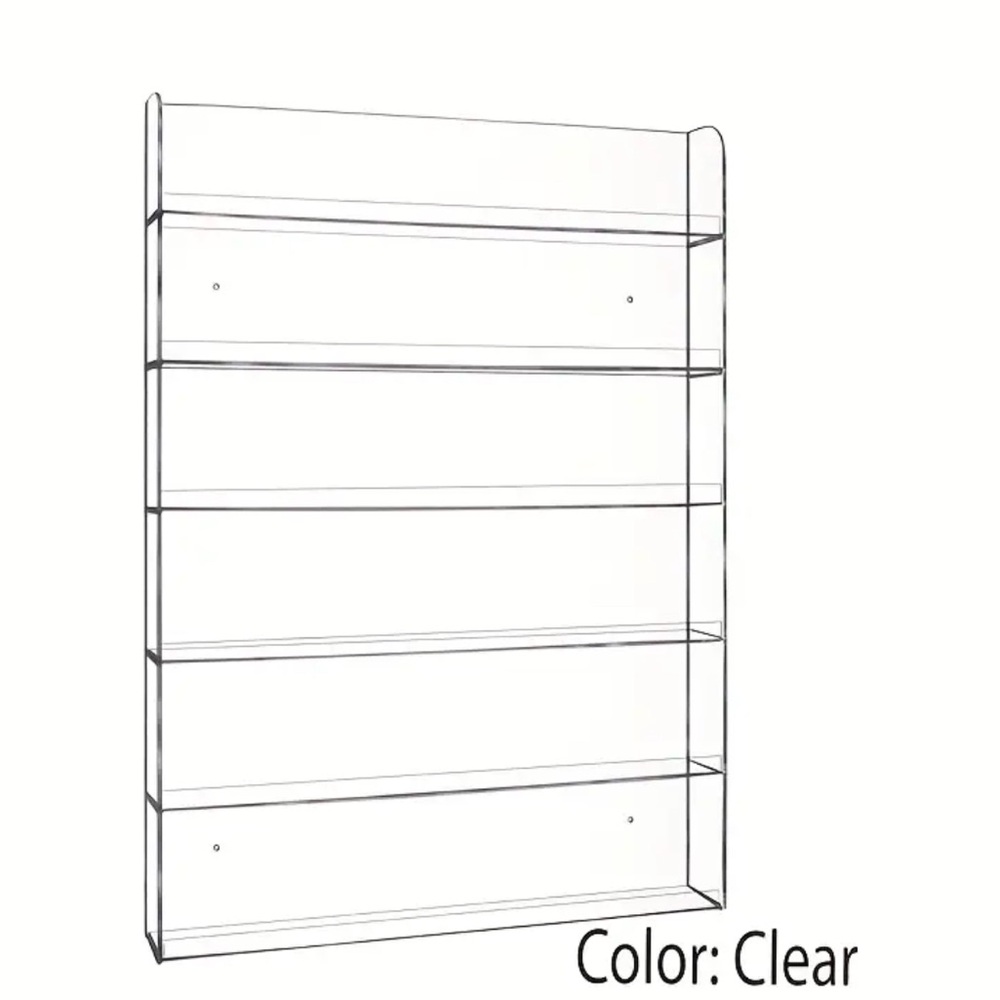 Clear Acrylic Wall Shelf